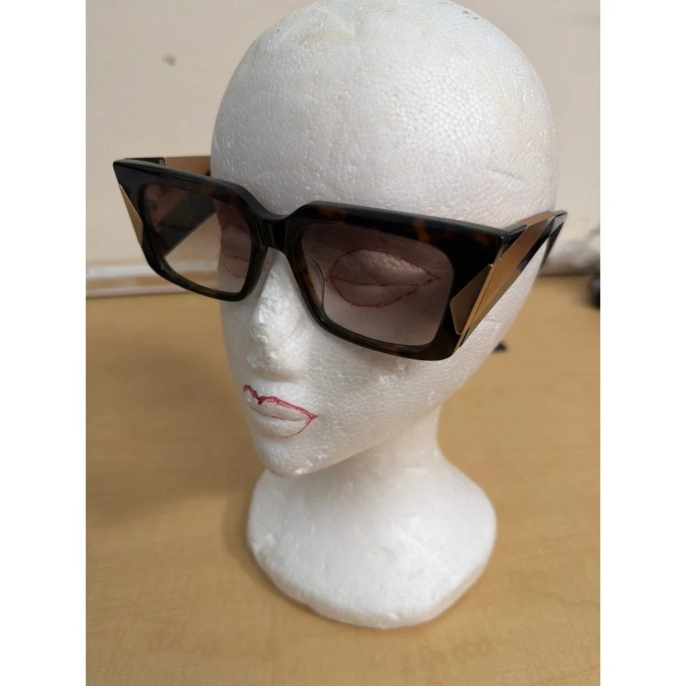 Dita Daedalus Sunglasses Tortoise Gold Square Oversized DTS145-56-02 Luxury